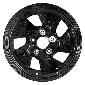 Alyhv035u45 Cci For Hyundai Ioniq 17-18 5-slot Black 15x6 Alloy Factory Wheel Remanufactured