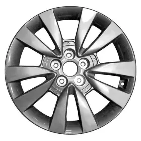 Alyhv061u35 Cci For Hyundai Elantra Gt 18 Alloy Factory Wheel 5 V-spoke Medium Charcoal Metallic