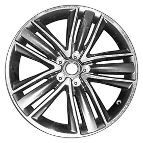 Alyio016u35u1 Cci Triple 5-spoke Machined And Medium Charcoal Metallic 19 Alloy Factory Wheelx8.5