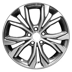 Alyio037u30 Cci For Infiniti Qx30 17-18 Alloy Factory Wheel Double 5-spoke Machined And Dark