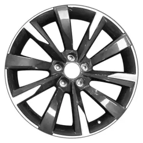 Alyio046u30 Cci For Infiniti Q60 19 10 Alloy Factory Wheel Turbine-spoke Machined And Dark