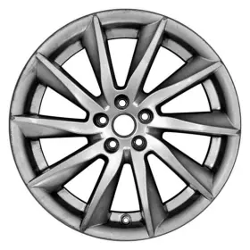 Alyjb079u20 Cci For Jaguar Xf 12 10 Alloy Factory Wheel Turbine-spoke Sparkle Silver Metallic