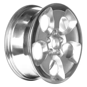 Alyjf066a90 Cci For Jeep Wrangler 16-17 Alloy Factory Wheel 5-hole Polished And Charcoal 18x7.5