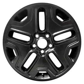 Alyjf082u45 Cci For Jeep Renegade 18 10-slot Black 17x6.5 Alloy Factory Wheel Remanufactured