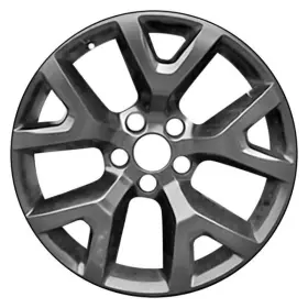 Alyjg044u45 Cci For Jeep Cherokee 14-20 Alloy Factory Wheel 5 Y-spoke Black Satin Clear 17x7.5