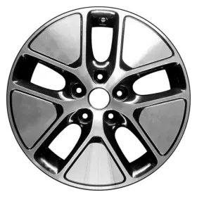 Alykj041u45 Cci For Kia Optima 11-16 Alloy Factory Wheel 5-slot Machined And Black 17x6.5
