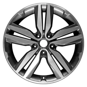 Alykj087u30 Cci For Kia Soul 14-15 Alloy Factory Wheel Double 5-spoke Dark Charcoal Metallic W