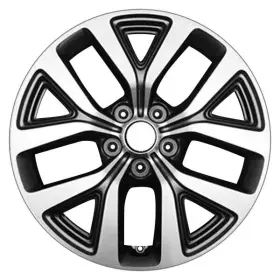 Alykj099u30 Cci For Kia Sportage 14 Alloy Factory Wheel 5 Y-spoke Charcoal W Machined Accents