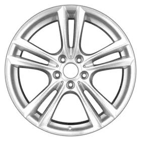 Alymd056u20 Cci Double 5-spoke Silver 20x8.5 Alloy Factory Wheel Remanufactured