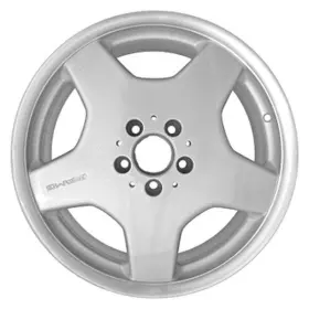Alymf041u10 Cci For Mercedes-benz Cl500 02-04 Alloy Factory Wheel 5-spoke Bright Sparkle Silver