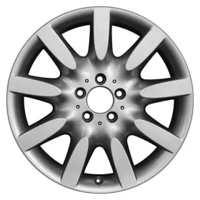 Alymh019u78 Cci For Mercedes-benz S550 07-08 Alloy Factory Wheel 9 I-spoke Hyper Silver 18x8.5