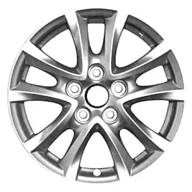 Alymx014u20 Cci For Mazda 3 2014 5 V-spoke Silver 16x6.5 Alloy Factory Wheel Remanufactured