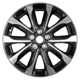 Alymx044u30 Cci For Mazda Cx-3 19-20 Alloy Factory Wheel 10-spoke Machined Dark Charcoal