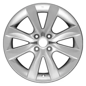 Alynm028u20 Cci For Nissan Versa 14-17 4 V-spoke Silver 16x6 Alloy Factory Wheel Remanufactured