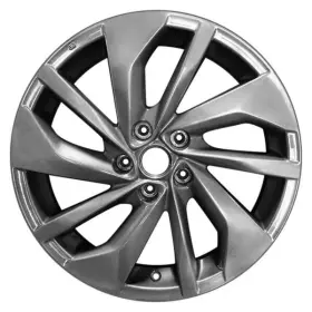 Alynm052u35 Cci For Nissan Rogue 14-16 Alloy Factory Wheel 10 Spiral-spoke Charcoal 18x7