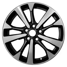 Alynm097u46 Cci For Nissan Altima 16-17 Alloy Factory Wheel 5 V-spoke Machined And Black 18x8