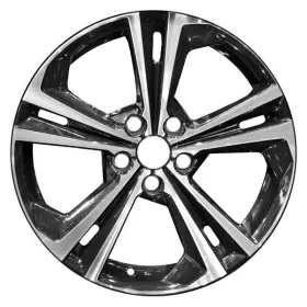 Alynq013u45 Cci For Nissan Sentra 20-21 Alloy Factory Wheel Double 5-spoke Black 18x7.5
