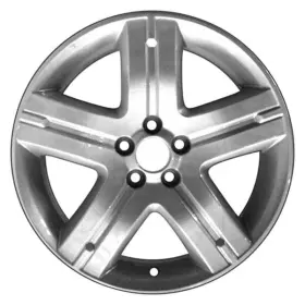 Alysu086u20 Cci For Subaru Forester 07-10 5-spoke Silver 17x7 Alloy Factory Wheel Remanufactured