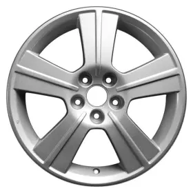 Alysv049u10 Cci For Subaru Forester 10-11 Alloy Factory Wheel 5-spoke Machined Rib W Silver