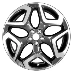 Alysw011u30 Cci For Subaru Xv 18-19 Alloy Factory Wheel 5 Y-spoke Machined And Dark Metallic