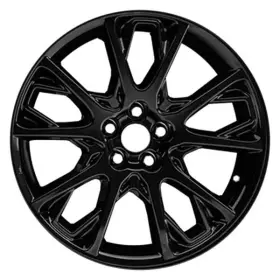 Alytv030u45 Cci For Toyota Corolla 16-17 5 V-spoke Black 17x7 Alloy Factory Wheel Remanufactured