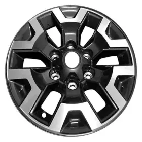 Alytv032u30 Cci For Toyota Tacoma 16-17 Alloy Factory Wheel 6-slot Charcoal W Machined Face 16x7