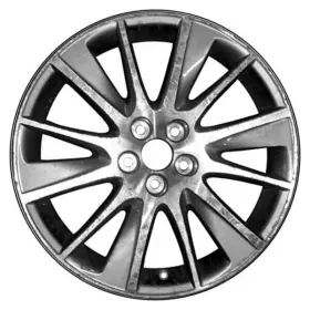 Alytv041u45n Cci For Toyota Highlander 16-21 Alloy Factory Wheel 12 Turbine-spoke Black W