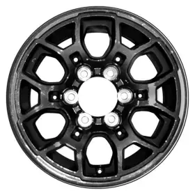 Alytv051u45 Cci For Toyota Tacoma 16-19 Alloy Factory Wheel 12-slot Black Satin Clear 16x7