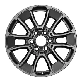 Alytw083u45 Cci 12 I-spoke Black 20x8.5 Alloy Factory Wheel Remanufactured