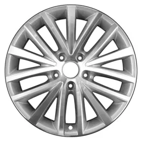 Alyvy089u10 Cci For Volkswagen Jetta 11-16 Alloy Factory Wheel 5 W-spoke Machined And Silver 17x7