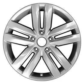 Alyvz027u20 Cci For Volkswagen Jetta 12-14 Alloy Factory Wheel Double 5-spoke Silver 17x7