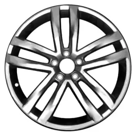Alywa047u20n Cci For Volkswagen Passat 16-19 Alloy Factory Wheel Double 5-spoke Dark Silver 19x8