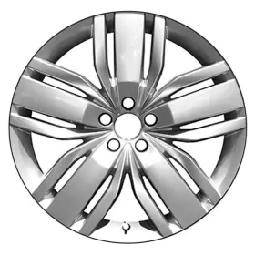 Alywa056u20 Cci For Volkswagen Atlas 18-19 Alloy Factory Wheel Triple 5-spoke Silver 20x8