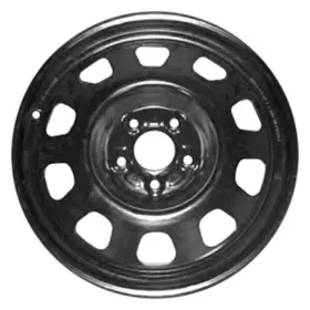 Stlcf088u45 Cci For Dodge Caliber 07-11 10-slot Black 17x6.5 Steel Factory Wheel Remanufactured