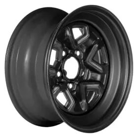 Stlgg018u45 Cci 5-slot Black 15x7 Steel Factory Wheel Remanufactured