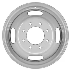 Stlgk043u20 Cci For Chevy Silverado 2500 Hd 01-08 Steel Factory Wheel 4-slot Silver 16x6.5