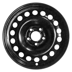 Stlgk084u45 Cci For Chevy Malibu 04-09 18-hole Black 16x6.5 Steel Factory Wheel Remanufactured
