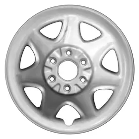 Stlgq036u20 Cci For Chevy Silverado 1500 14-19 Steel Factory Wheel 7 I-spoke Silver 17x8
