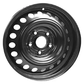 Stlhu020a45 Cci For Honda Civic 06-14 20-hole Black 15x6 Steel Factory Wheel Remanufactured