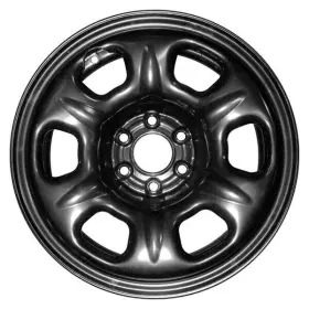 Stlnk091u45 Cci For Nissan Frontier 05-22 6-slot Black 16x7 Steel Factory Wheel Remanufactured