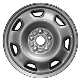 Stltq010u20 Cci For Toyota Rav4 96-97 7-slot Silver 16x6 Steel Factory Wheel Remanufactured
