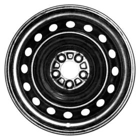 Stltt043u45 Cci For Toyota Corolla 09-17 16-hole Black 15x6 Steel Factory Wheel Remanufactured