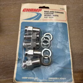 7-554 Champ Chrome Modular Wheel Nuts 1/2 Inch -20 R