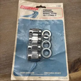 7-563 Champ Chrome Modular Wheel Nuts 12-1.25mm R