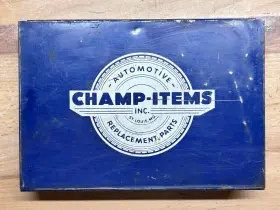 Mb-125 Champ-items Vintage Wheel Hub Bolt And Nut Assortment No. In Original T Inch