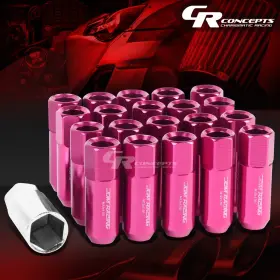 Crc-lgt88815pkd Charismatic Racing Concepts For Corvette/malibu/lmpala 20x Extend Acorn Tuner Wheel Lug Nuts Key Pink