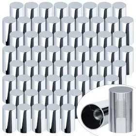 Lmg-column-33mm-60 Cheemuii Lug Nut Covers 60 Pcs 33mm Premium Abs Chrome Screw On Cover Caps Semi
