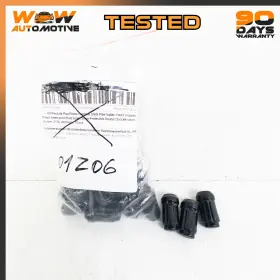 09595165 Chevrolet 02-05 Corvette C5 Z06 Left Right Wheel Lug Nuts Set Black Oem