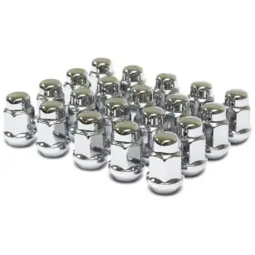 1702s Chevrolet 20 Pcs Chrome Bulge Acorn Lug Nuts 60 Degree 7/16 Chevy Buick Oldsmobile