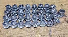 9595174 Chevrolet Chevy Gmc Cadillac Gm 14x1.50 Oem Lugs And Lock Set Open End 8-lug 28 4pcs